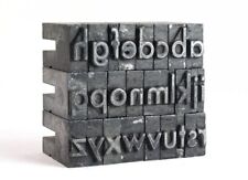 The Alphabet - 36pt Metal Letterpress Slotted Sans Serif