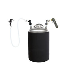 2.5 Gallon Ball Lock Keg And Co2 Charger Portable Party Kit Homebrew Beer Coffee