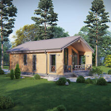 Barndominium Prefab Log Cabin Kit Only 49k Eco Wooden Home 940 Ft 87 M Diy