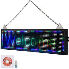 Vevor Led Scrolling Sign Display Board 27x 8 In Full Color Programmable Board