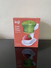 New Koji Homemade Sno Snow Cone Desserts Machine Electric Fluffy Ice Maker