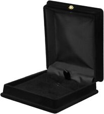 Necklace Chain Jewelry Display Storage Box Gift Case Holder Organizer--black