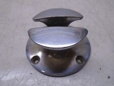 O4a Vintage Nikro Chrome Round Deck Anchor Cleat 3 14 3.25 W 1 12 1.50 H