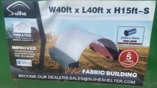 New 40x40x15 Dual Truss Pvc Fabric Conex Shipping Container Mounted Shelter