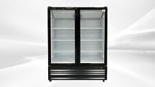 New 48 Commercial Merchandiser Two Glass Door Refrigerator Flower Cooler Nsf