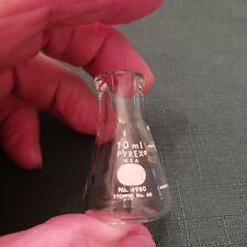 Pyrex 10ml Erlenmeyer Flasks 20 Available 3.3 Borosilicate Glass Made In Usa
