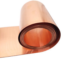 Us Stock 0.08mm X 100mm X 1000mm 99.9 Pure Copper Cu Metal Sheet Foil