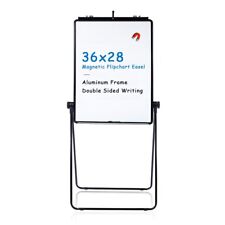 Viz-pro Portable White Board Easel Magnetic Dry Erase Board Double-sided 28x36