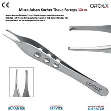 Dental Micro Adson Kocher Surgical Tweezer Thumb Pick Tissue Dressing Forceps Ce