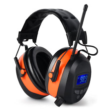 Safety Earmuffs With Bluetooth Fm Radio For Mowing
