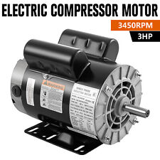 115-230 Volts 3 Hp 3450 Rpm Air Compressor Electric Motor 60 Hz Cml360356 New