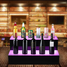 Led Light Alcohol Bar Liquor Bottle Display Shelf Home Drink Remote Wine Rack