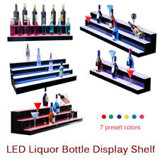 Led Lighted Liquor Bottle Display Shelf Back Bar Bottle Display Stand 31 39 Us