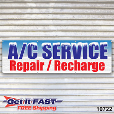 Ac Service Repair Banner Sign Auto Truck Repair Service Bay