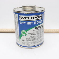 Weld-on Hot R Cold High Strength Solvent Cement Pvc Clear Medium-bodied 1 Quart