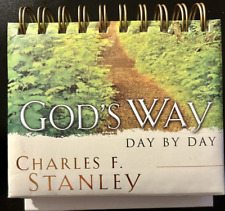 Perpetual Desk Calendar Gods Way Day By Day Day Spring Charles Stanley New