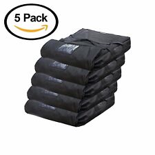Case Of 5 Pizza Delivery Bags Heavy Insulatedholds 3-4 16 Or 18 Pizzas Black