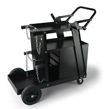 Vevor Welding Cart 2-tier 265 Lbs Welder Cart With 4 Drawers 360 Swivel Wheels