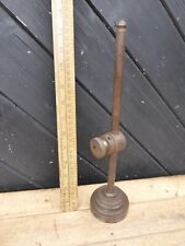 Antique Vintage Engineers Surface Gauge With Round Stepped Base.missing Scribe
