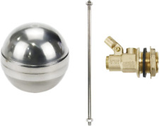 34 Dn20 Stainless Steel Brass Float Valve Adjustable Male Thread Water Float V