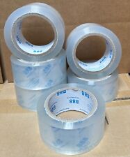 6 Rolls Clear Packing Tape - 110 Yards Per Roll - 2 Wide X 2.0 Mil Thick