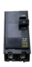 Square D Qo240cp Miniature Circuit Breaker - 40 A 2 Pole 120240 Vac