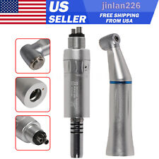 Dental Slow Low Speed Handpiece Push Contra Angle Nsk Style Air Motor 4holes