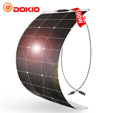 Dokio 100w 12v Monocrystalline Semi-flexible Solar Panel For Rvboatcarhome