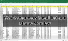 2000 Usa Consumers Email List And Phone Number For Marketing Fast Delivery
