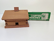 Campfire Memories Refill Package Incense Fragrance Logs With Log Cabin Burner