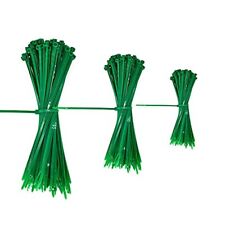 Green Zip Ties 4 6 8 Inch Assorted Sizes Plant Ties For Artificial Grass