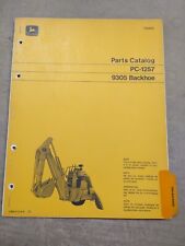 John Deere 9305 Backhoe Parts Catalog Pc-1257