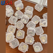 20 Piece Small Plastic Clear Modern Stationery Jewelry Storage Box For Household
