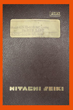 Hitachi Seiki 4ne 600 Cnc Lathe Parts Manual