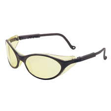 Uvex S1601 Bandit Black Frame Safety Glasses With Amber Lens