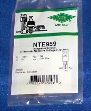 Nte Electronics Nte959 3terminal Negative Voltage Regulator 18v