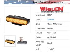 Whelen Iona 01-066c747-10f Assy Ion Light Amber New With Mounting Bracket
