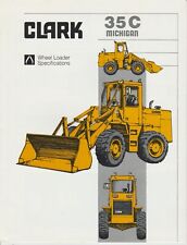 Clark Michigan 35c Wheel Loader Specifications Brochure