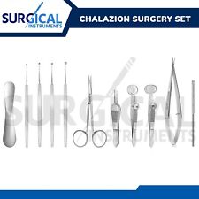 Chalazion Surgery Instruments Set Ophthalmic Surgical Stainless German Grade