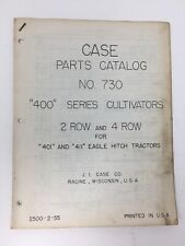J I Case Parts Catalog 730 400 Series Cultivators For Tractors Original 1955