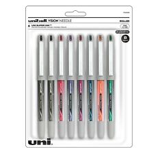 Uni-ball Uniball Vision Needle Rollerball Pens Fine Point 0.7mm Assorted Ink