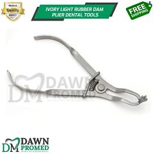 Dental Ivory Light Rubber Dam Clamp Forceps Plier Restorative Endodontic German
