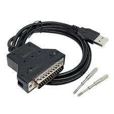 5ft150cm Silabs Cp2102 Chip Usb To Rs232 Db25 Serial Adapter Cable For Bar C...