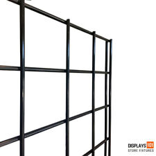 2 X 6 Gridwall Panels - Grid Panel For Retail Display - Black - New