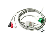 Physio Control 11110 000029 Lifepak Lp12 Lp15 Lp20 Compatible 3l Snap Ecg Cable