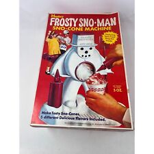 1970s Frosty Snowman Sno-cone Machine In Box By Hasbro Almost Complete