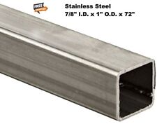 Stainless Steel Square Tube Hollow 78 I.d. X 1 O.d. X 6 Ft Long .065 Wall
