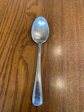 1 Wallace Ashcroft 1810 Glossy Stainless Teaspoon Feather Edge Tip Down 6 14