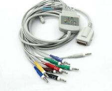 2pcslot Burdick Atria 3100 6100 3000 Ecg Ekg Cable With Leadwires Banana4.0