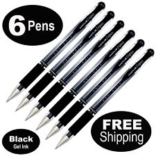 Uni-ball Signo 0.7 Gel Grip Pen 65450 Black Uni Super Ink Pack Of 6 Pens